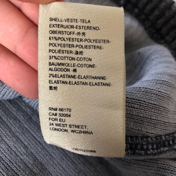 Free people oversized gray v-neck top - Picture 5 of 6